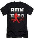 Softball Players Pitchers Base Hitter Run Hard Turn Left Baseball Gift Thomas Larch T-Shirt