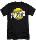 Softball Power Catcher Batter Softball Pitcher Crazy Squirrel T-Shirt