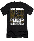 Softball Retired Batter Catcher Pitcher Softball Crazy Squirrel T-Shirt
