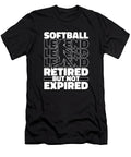 Softball Retired Catcher Batter Pitcher Softball Crazy Squirrel T-Shirt