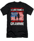 Some Women Have to Wait a Lifetime to Meet Their Favorite Baseball Player Mine Calls Me Grammie Baseball USA Flag Dhbubble T-Shirt