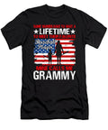 Some Women Have to Wait a Lifetime to Meet Their Favorite Baseball Player Mine Calls Me Grammy Baseball USA Flag Dhbubble T-Shirt