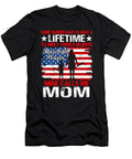 Some Women Have to Wait a Lifetime to Meet Their Favorite Baseball Player Mine Calls Me Mom Baseball USA Flag Dhbubble T-Shirt