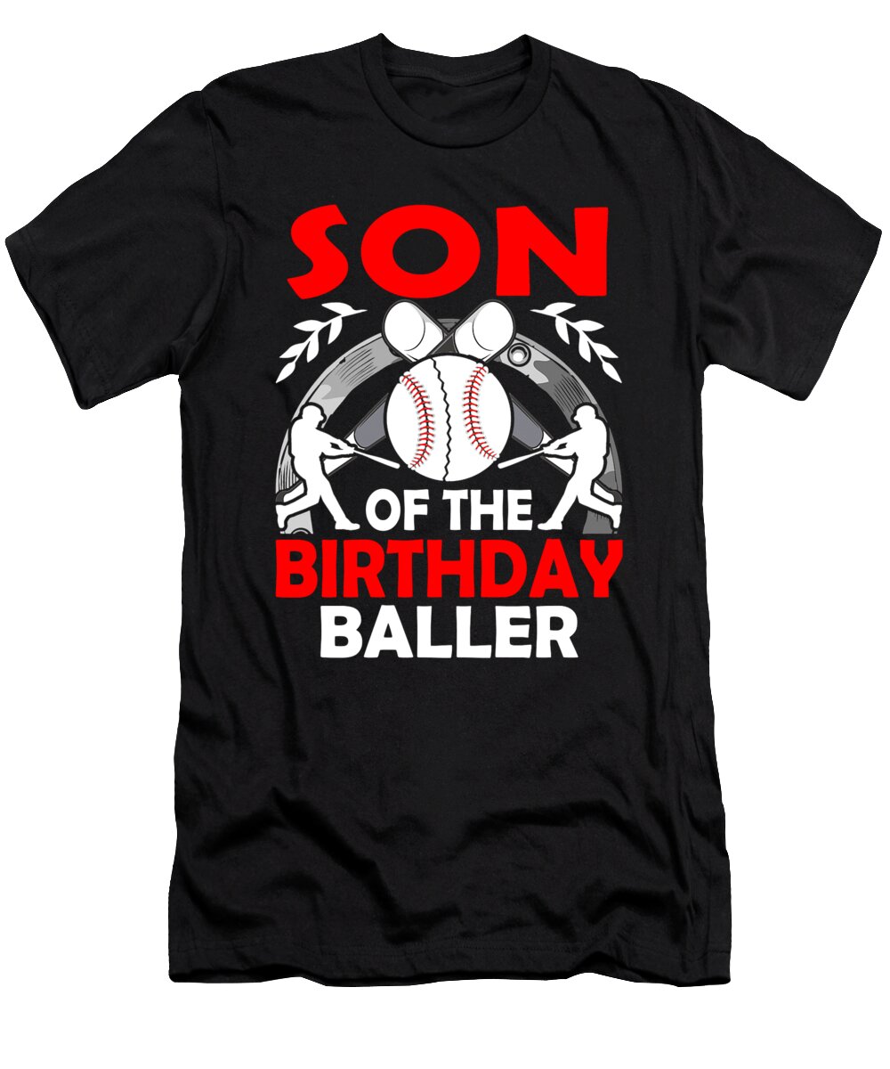Son of the Birthday Baller Baseball Dhbubble T-Shirt