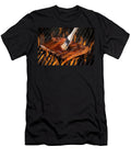 Spare Ribs Being Brushed with Marinade on a Hot Grill Brian Enright T-Shirt