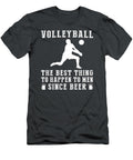 Spike and Sip Volleyball Better Than Beer Wine Funny Volleyball Beer Wine T-Shirt