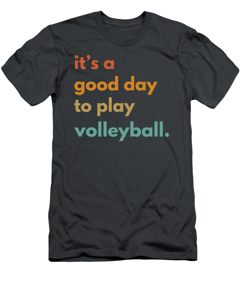Spike Smile Volleyball Fans Playful Volleyball Fun T-Shirt