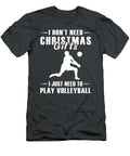 Spike the Holiday Cheer with Volleyball Over Christmas Gifts Volleyball Christmas T-Shirt