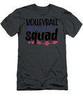 Sport Fan Gift Volleyball Mom Squad Funny Quote Funnygiftscreation T-Shirt