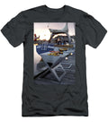 Stainless Steel Grill with Food on Footbridge Jalag Olaf Szczepaniak T-Shirt