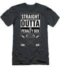 Straight Outta Penalty Box Ice Hockey Goalie for Men Women Kids Goalkeeper Field Hockey Crazy Squirrel T-Shirt