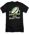 Summer Days and Double Plays American Football Florian Dold Art T-Shirt