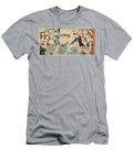Sumo Fight Between Wahigayama and Jimmaru Kunisada Print Toyokuni Iii 1861 Utagawa Kunisada T-Shirt
