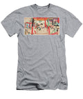 Sumo Fight in Front of Toyotomi Hideyoshi 1537 1598 and Kato Kiyomasa 1562 1611 1884 Toyonobu Utagawa T-Shirt