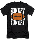 Sunday Funday Funny Football Graphic for Sport Lovers Art Frikiland T-Shirt