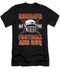Sundays Are for Football and Bbq American Football Alessandra Roth T-Shirt