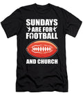 Sundays Are for Football and Church American Football Christ Alessandra Roth T-Shirt