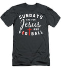 Sundays Are for Jesus and Football for College Football Tom Schiesswald T-Shirt