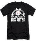 Team Big Sister Baseball Softball Dhbubble T-Shirt