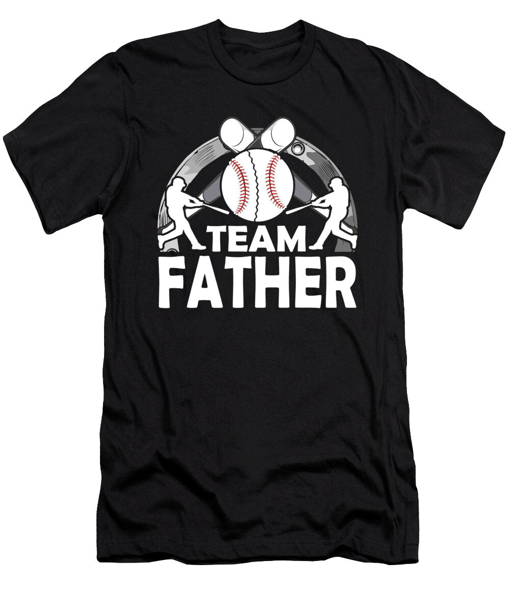 Team Father Baseball Softball Dhbubble T-Shirt