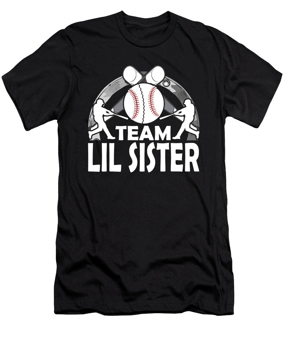 Team Lil Sister Baseball Dhbubble T-Shirt
