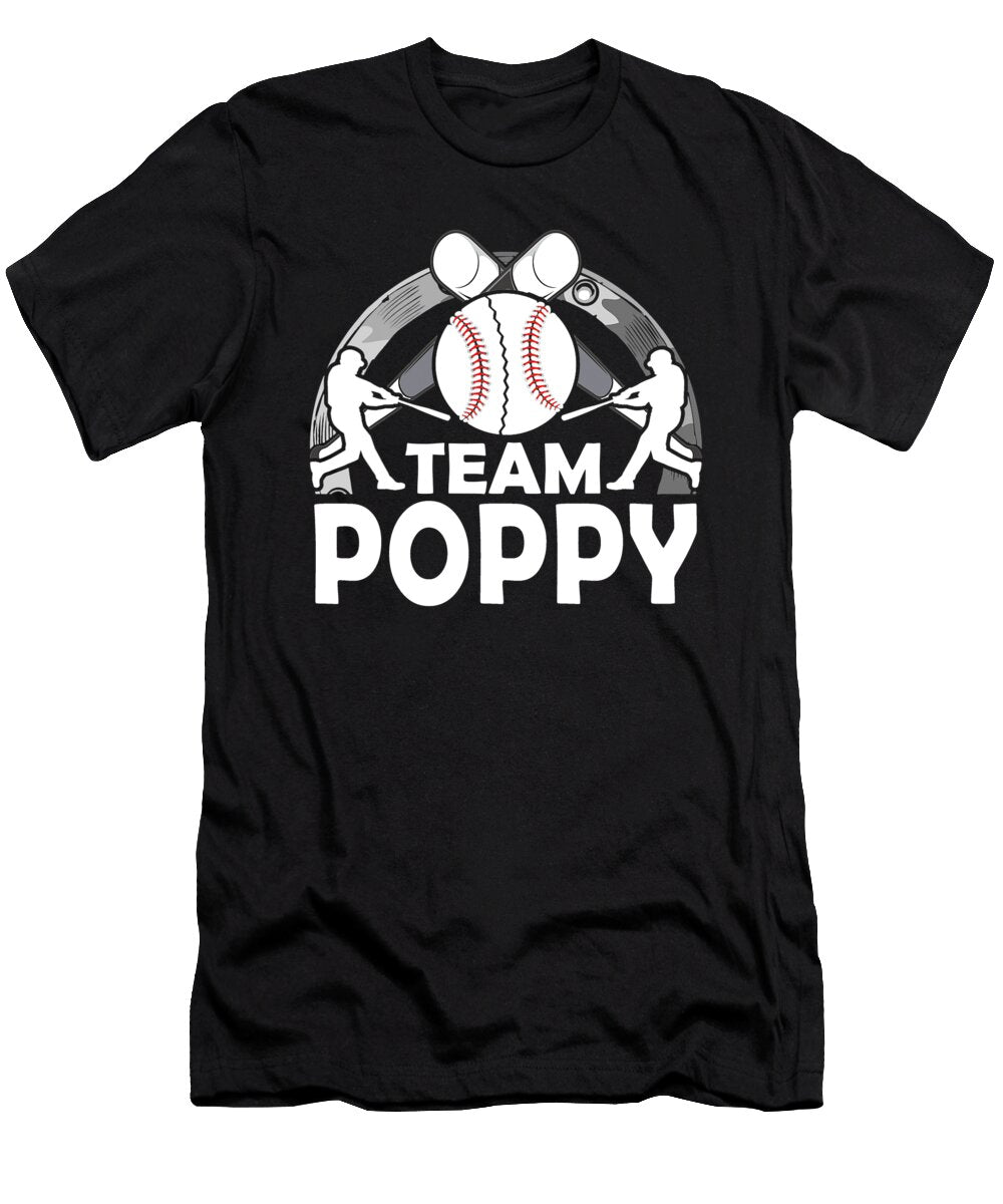 Team Poppy Baseball Dhbubble T-Shirt