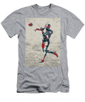 Tennessee Titans Quarterback Football Player Paint Splatters Abstract Portrait Design Turnpike T-Shirt