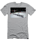 Thailand and Mongolia Ice Hockey Teams Stand for National Anthem in Rink Bangkok Thailand Imran Ahmed T-Shirt