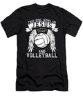 This Girl Runs on Jesus and Volleyball Bi Nutz T-Shirt