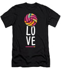 Tie Dye Love Colorful Girls Volleyball Maximus Designs T-Shirt