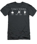 Todays Schedule Coffee Volleyball Beer Funny for Sports and Sips Volleyball T-Shirt