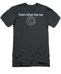 Trending Volleyball Thats What She Set Azhaan Elia T-Shirt