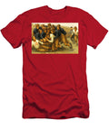 Vintage American Football in the Red Zone 20251002zm Wingsdomain Art and Photography T-Shirt