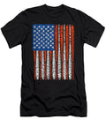 Vintage Baseball Bat American US Flag Gift Basquiaty Store T-Shirt