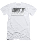 Vintage Lacrosse Player on American Flag Lacrosse Lover Kanig Designs T-Shirt