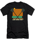 Vintage Retro Lacrosse Player Silhouette Maximus Designs T-Shirt