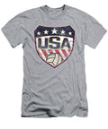 Vintage USA Shield for Volleyball Players and Fans Harper Aine T-Shirt
