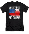 Volleyball Big Cousin American Flag Dhbubble T-Shirt