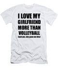 Volleyball Boyfriend Funny Valentine Gift Idea for My Bf Lover From Girlfriend Funny Gift Ideas T-Shirt