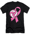 Volleyball Breast Cancer Pink Ribbon Gift Thomas Larch T-Shirt