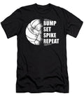 Volleyball Bump Set Spike Repeat Manuel Schmucker T-Shirt
