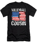 Volleyball Cousin American Flag Dhbubble T-Shirt