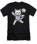 Volleyball Cute Vball Beach Volleyball Cat Crazy Squirrel T-Shirt