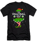 Volleyball Elf Christmas Family Girls Women Elf Natalie Lidford T-Shirt