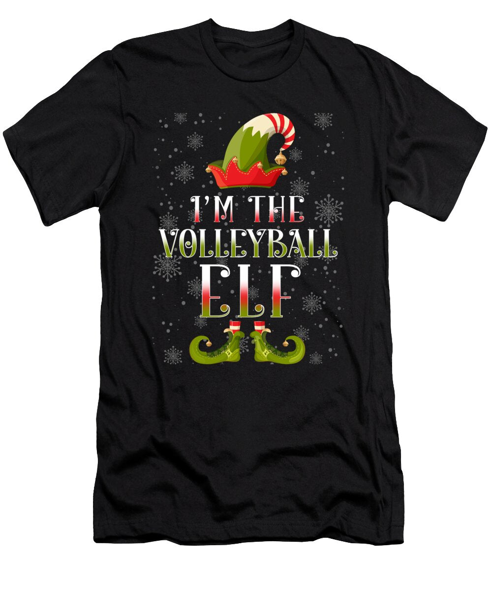 Volleyball Elf Christmas Gift Manuel Schmucker T-Shirt