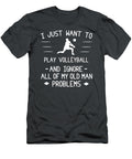Volleyball Escape Spike Old Man Woes with Humor Volleyball Humor T-Shirt