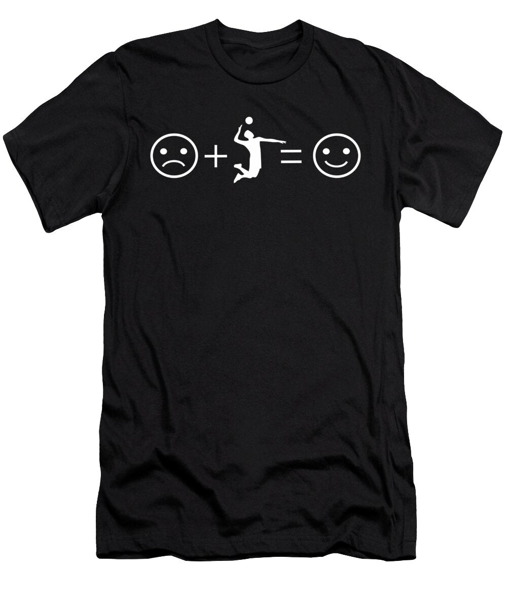Volleyball Fans Happiness Equation Gift Dusan Vrdelja T-Shirt