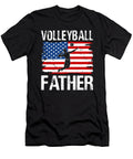 Volleyball Father American Flag Dhbubble T-Shirt
