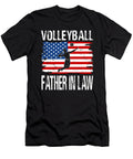 Volleyball Father in Law American Flag Dhbubble T-Shirt