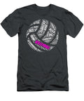 Volleyball for Girls and Women Pink Volleyball Words Egan Alhora T-Shirt